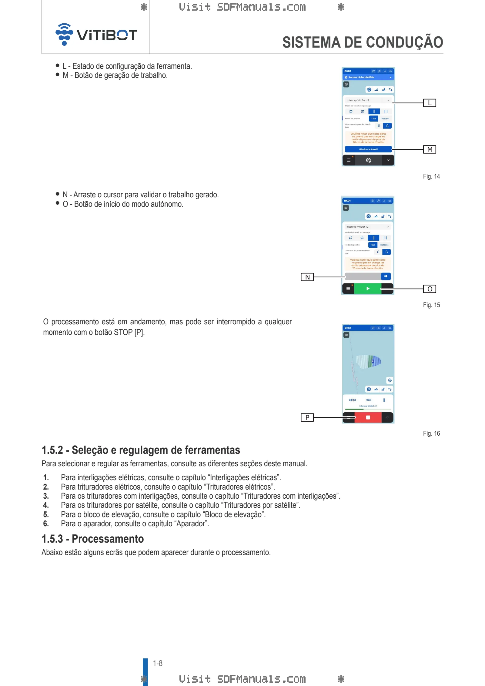 Manual do operador: USER INTERFACE – sample manual page 2