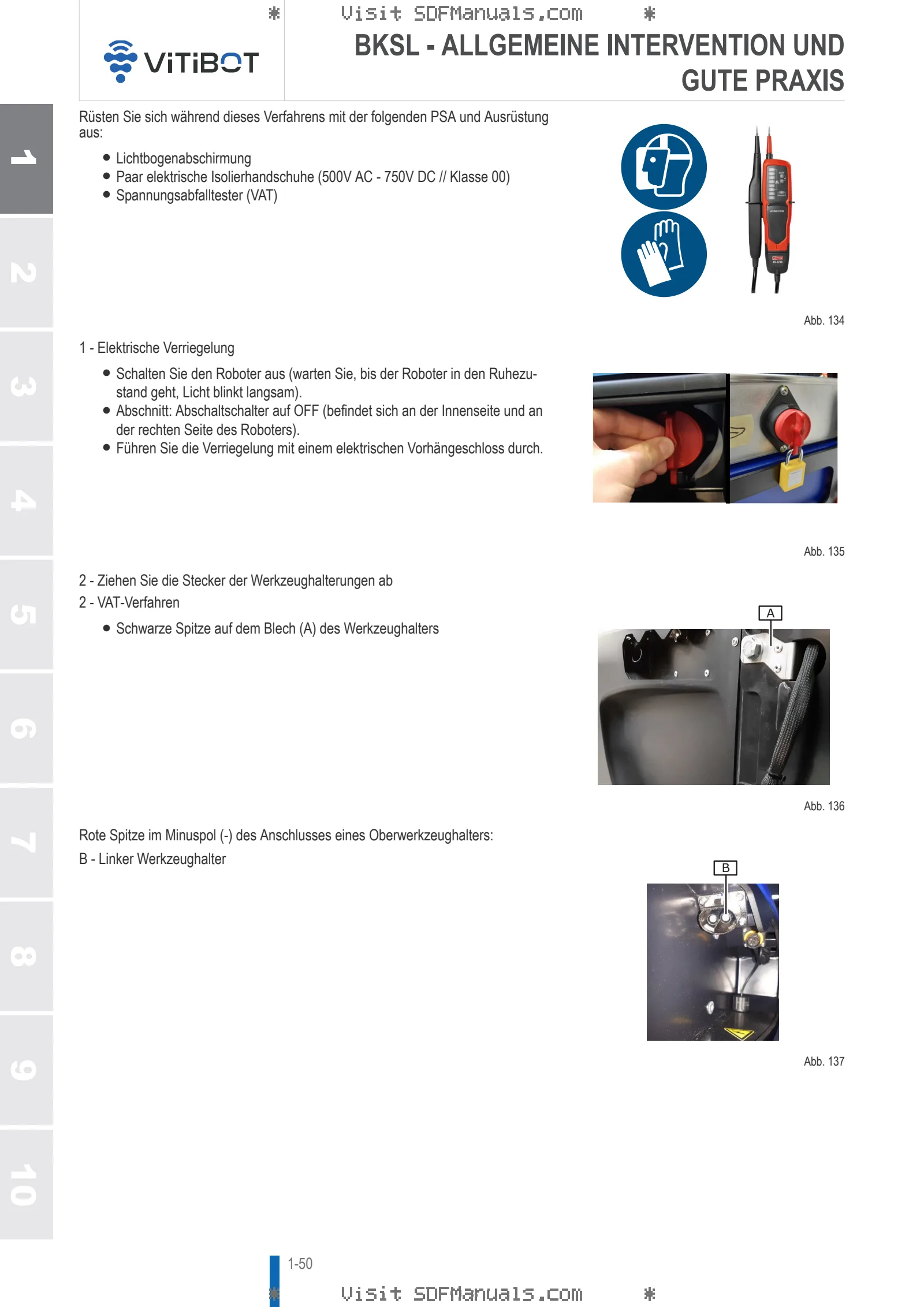 Werkstatthandbuch: BAKUS - L / BAKUS - S – sample manual page 1
