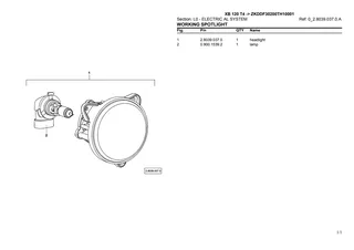 Parts Catalogue: XB 120 T4 → ZKDDF30200TH10001 – parts catalogue sample 4