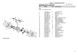 Catalogo ricambi: XB 90 T4 → ZKDDK00200TH10001 – parts catalogue sample 1