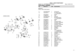 Catalogue de pièces détachées: XB 80 → ZKDFC70200TH50001 – parts catalogue sample 4