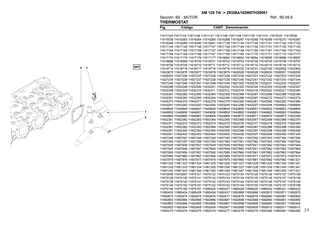 Catálogo de repuestos: XM 120 T4i → ZKDBA102W0TH20001 – parts catalogue sample 1