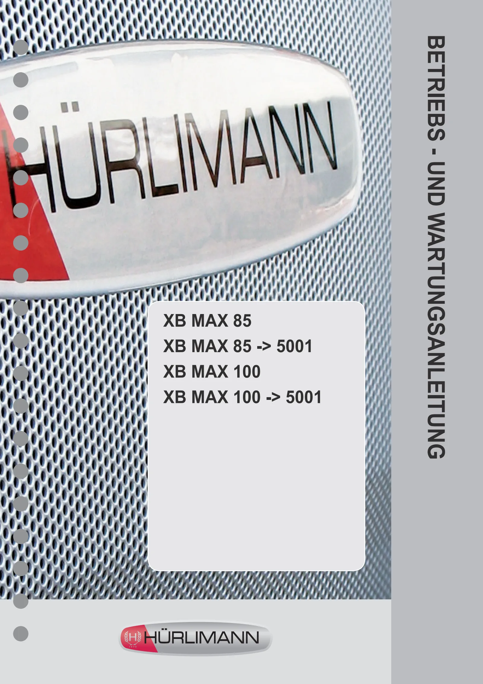 Betriebsanleitung: XB MAX 85 → H14S804WVT1001