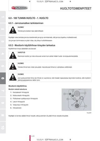 Käyttäjän opas: XL 185 HI-LEVEL DCR – sample manual page 3