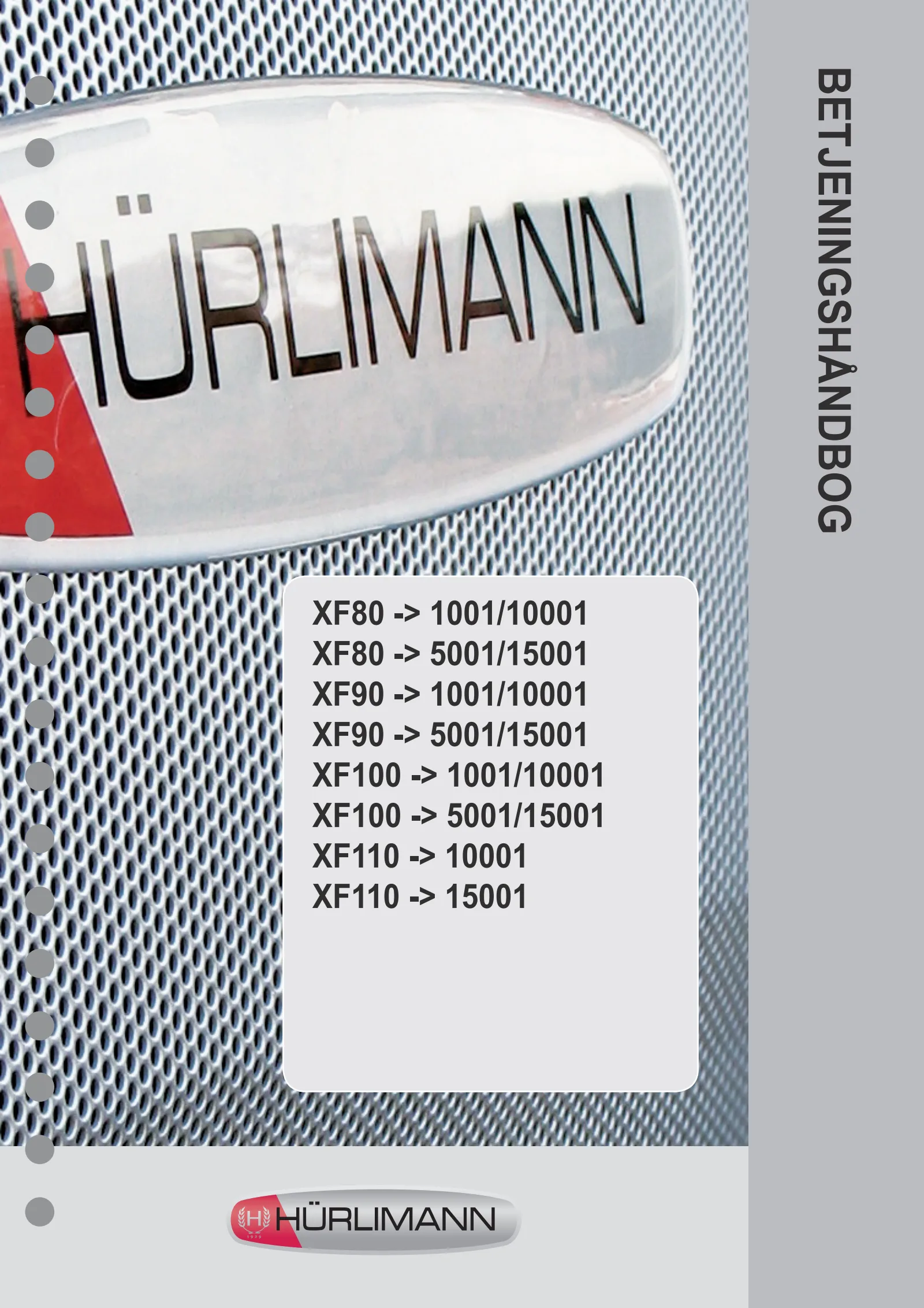 Betjeningshåndbog: XF80 → ZKDP3502W0TH01001 / 10001