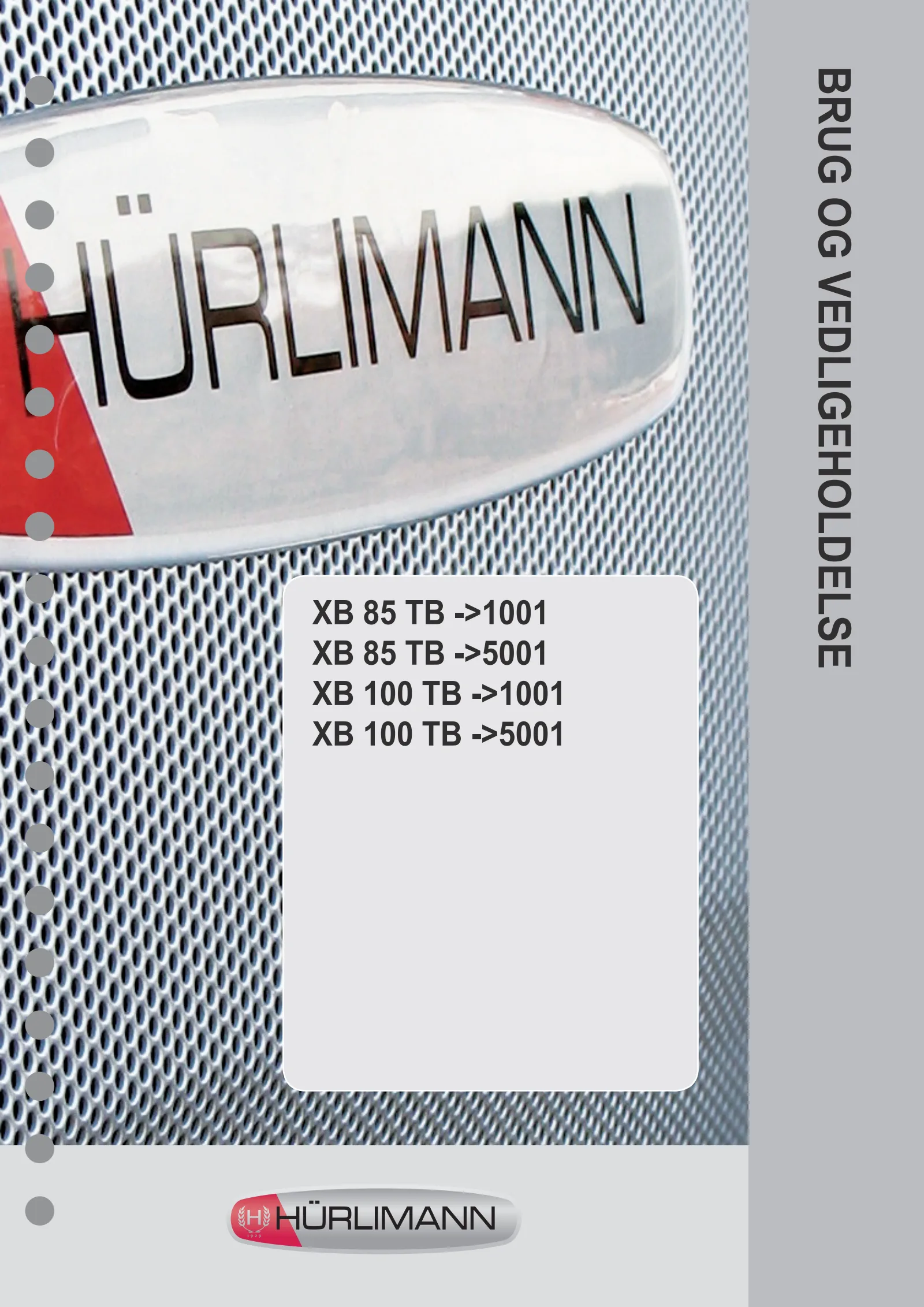 Betjeningshåndbog: XB 85 TB → ZKDR1202W0TH01001