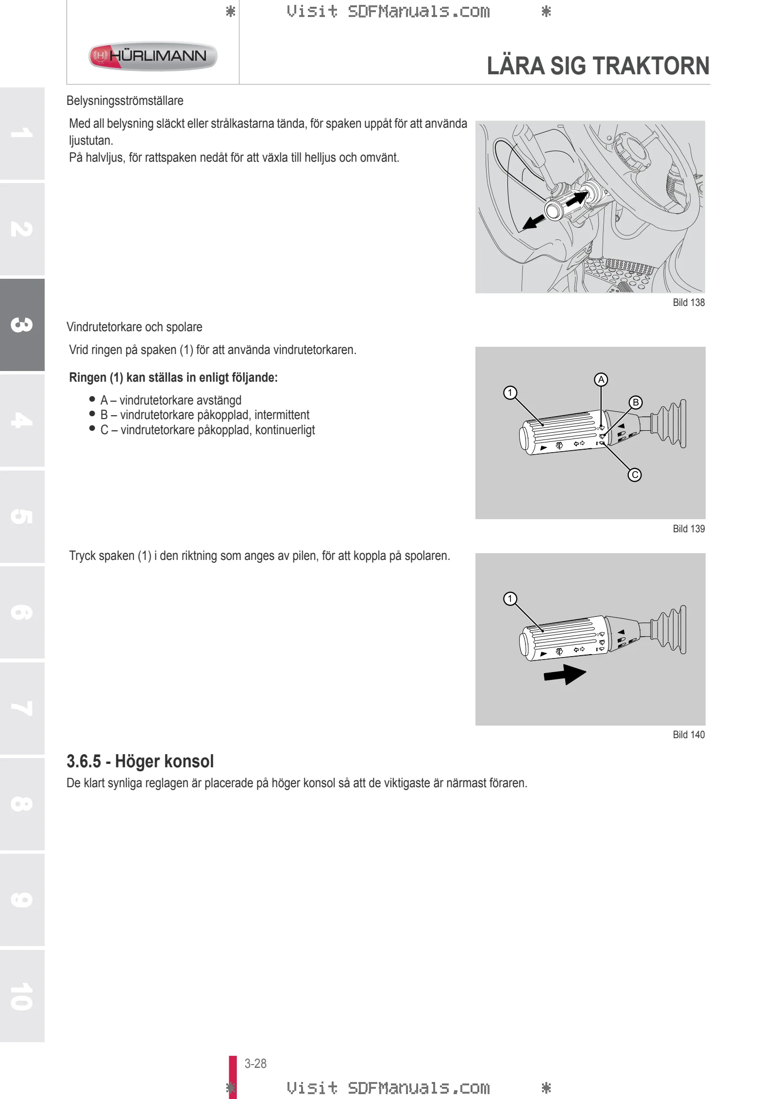 Förarhandbok: XL 130 DCR → WSXS510200TH20001 – sample manual page 1