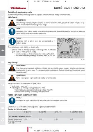 Priručnik za rukovatelja: XL 120.4 T4I → WSXV260200LH50001 – sample manual page 2