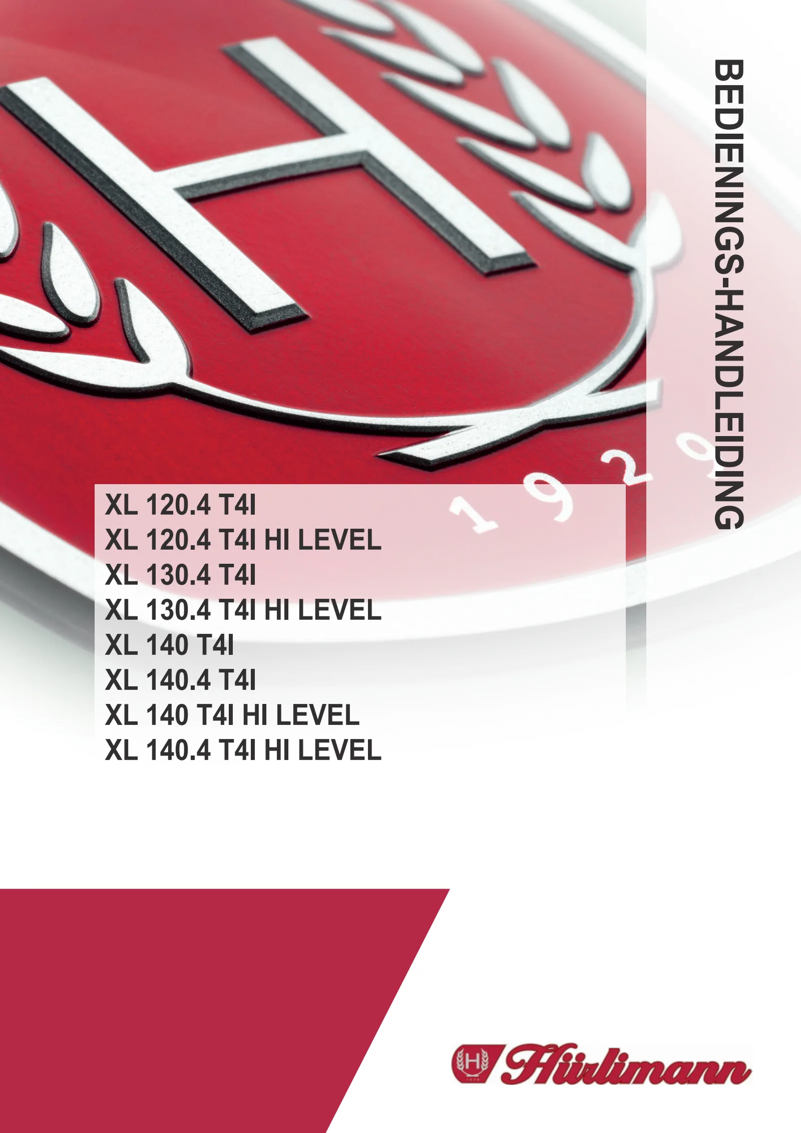Bedieningshandleiding: XL 120.4 T4I → WSXV260200LH50001
