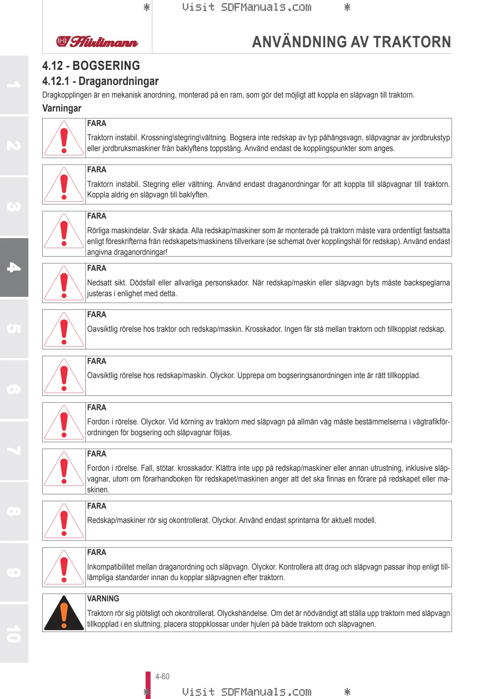 Förarhandbok: XA 70 TRADITION → ZKDCB90200TH50001 – sample manual page 2