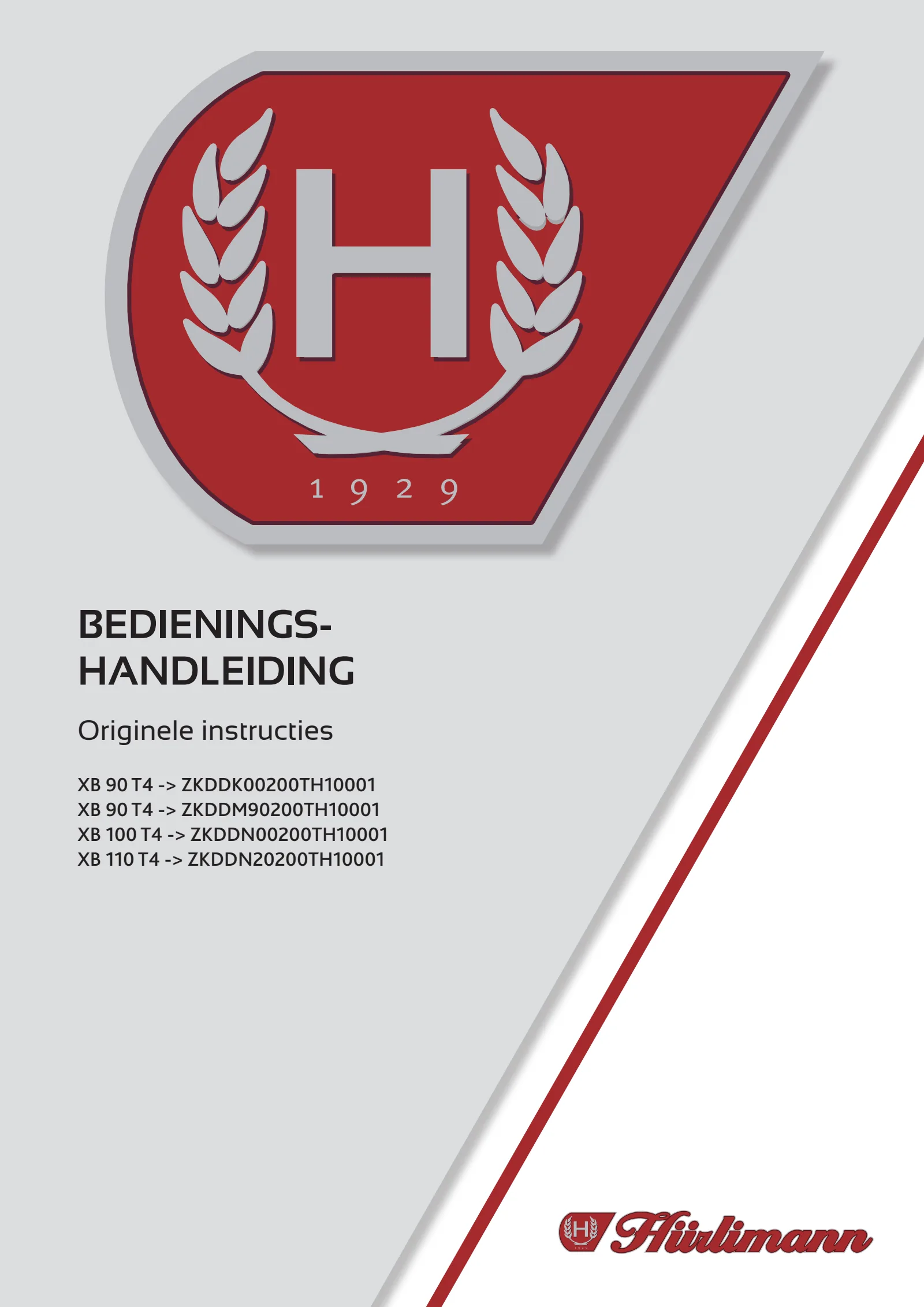 Bedieningshandleiding: XB 90 T4 → ZKDDK00200TH10001