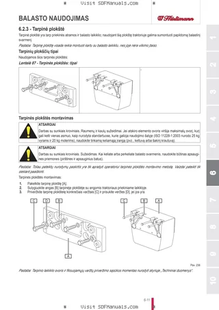 Operatoriaus vadovas: XE 70 → ZKDEF40200RH50001 – sample manual page 3