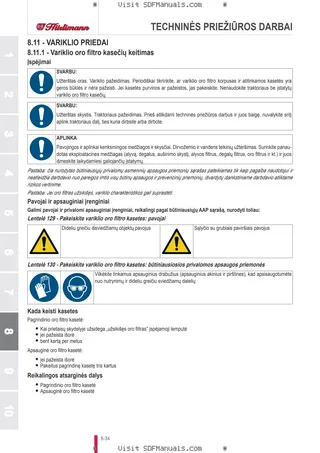 Operatoriaus vadovas: XE 70 → ZKDEF40200RH50001 – sample manual page 4