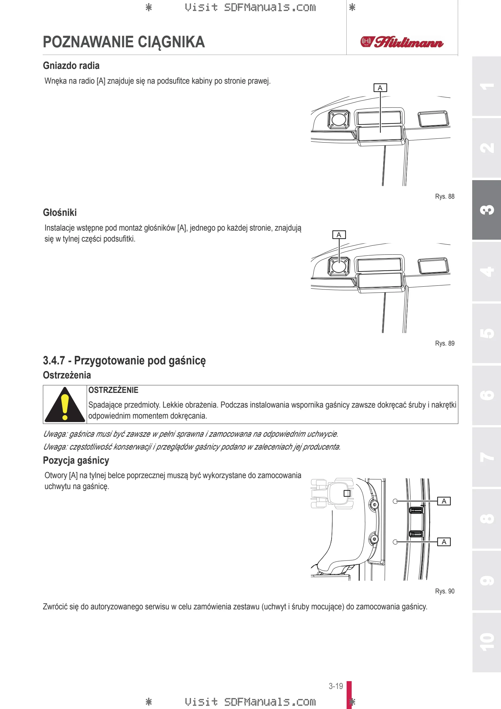 Instrukcja operatora: XA 70 Spirit → ZKDDC60200BH50001 – sample manual page 1