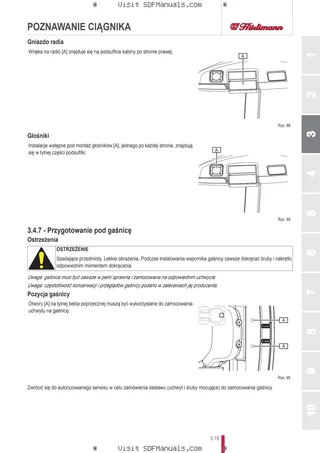 Instrukcja operatora: XA 70 Spirit → ZKDDC60200BH50001 – sample manual page 1