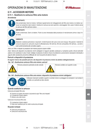 Manuale operatore: XA 70 TRADITION → ZKDFX30200TH50001 – sample manual page 4