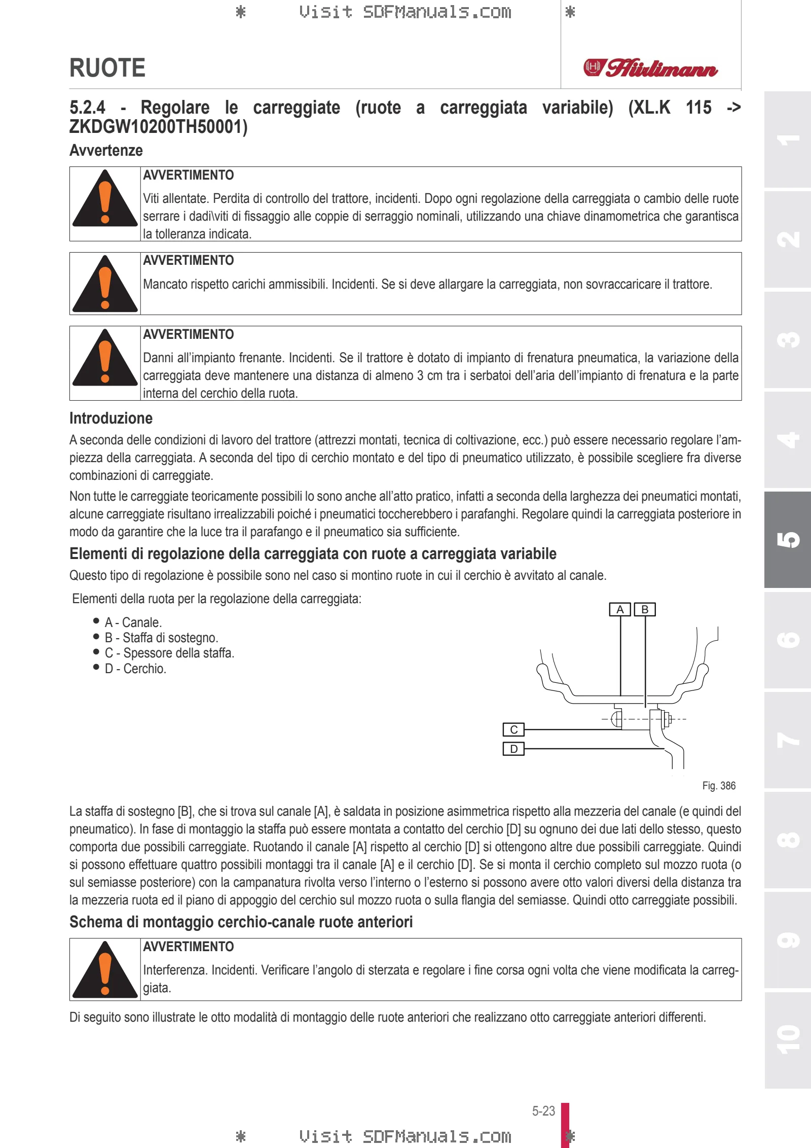 Manuale operatore: XL.K 115 → ZKDGW10200TH50001 – sample manual page 3