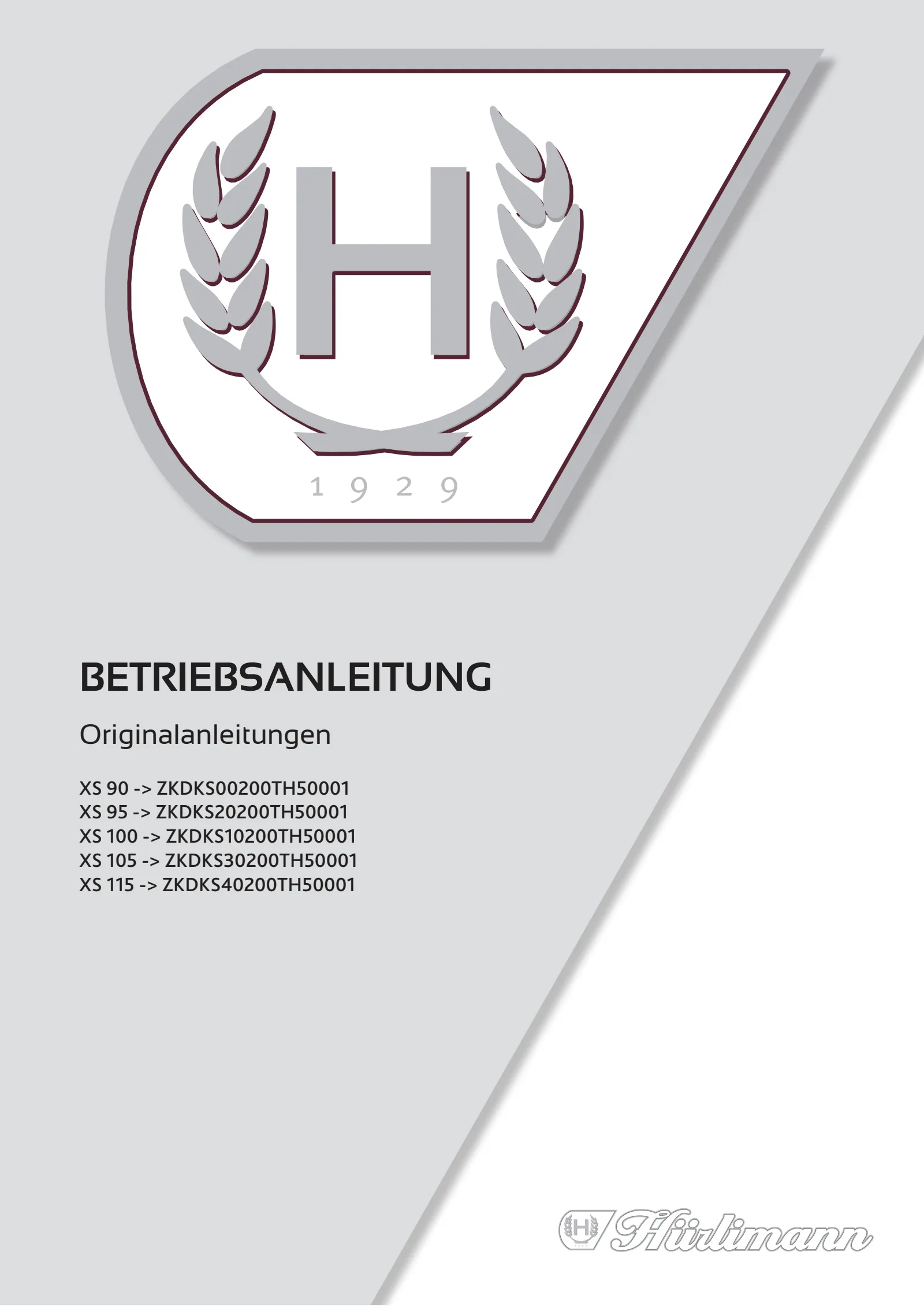 Betriebsanleitung: XS 90 → ZKDKS00200TH50001