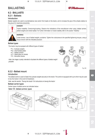 Operator's manual: XF 90 → ZKDLV502W0TH50001 – sample manual page 3