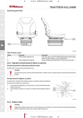 Kullanım Kılavuzu: XA 70 SPIRIT → ZKDKF60200BH50001 – sample manual page 1