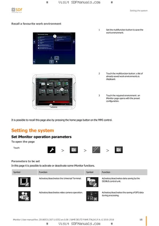 Operator's manual: iMonitor 2.0 – sample manual page 1