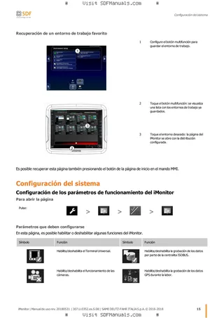 Manual del conductor: iMonitor 2.0 – sample manual page 1