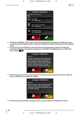 Betriebsanleitung: Performance Steering – sample manual page 3