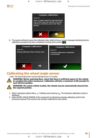 Operator's manual: Performance Steering – sample manual page 3