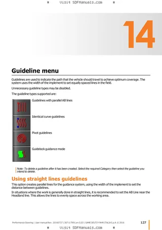 Operator's manual: Performance Steering – sample manual page 4