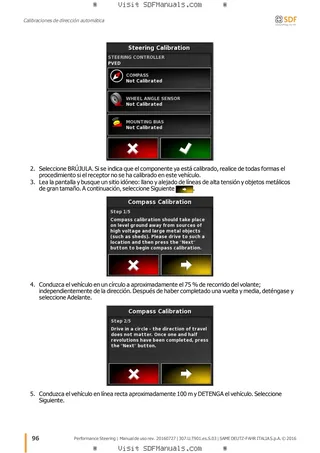 Manual del conductor: Performance Steering – sample manual page 3