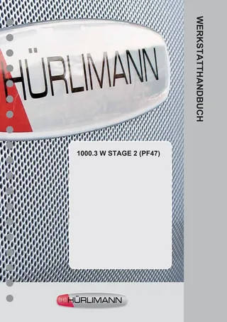 Werkstatthandbuch: 1000.3 W Stage 2 (PF47) – manual cover
