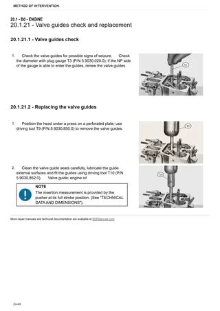 Workshop Manual: 1000.6 WT Stage 2 (PF47) – sample manual page 3
