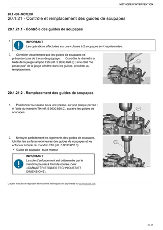 Manuel d'atelier: 1000.3 WT Stage 1 – sample manual page 3