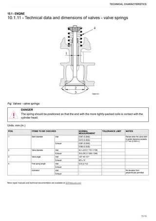 Workshop Manual: 1000.4 WTIS Stage 1 – sample manual page 1