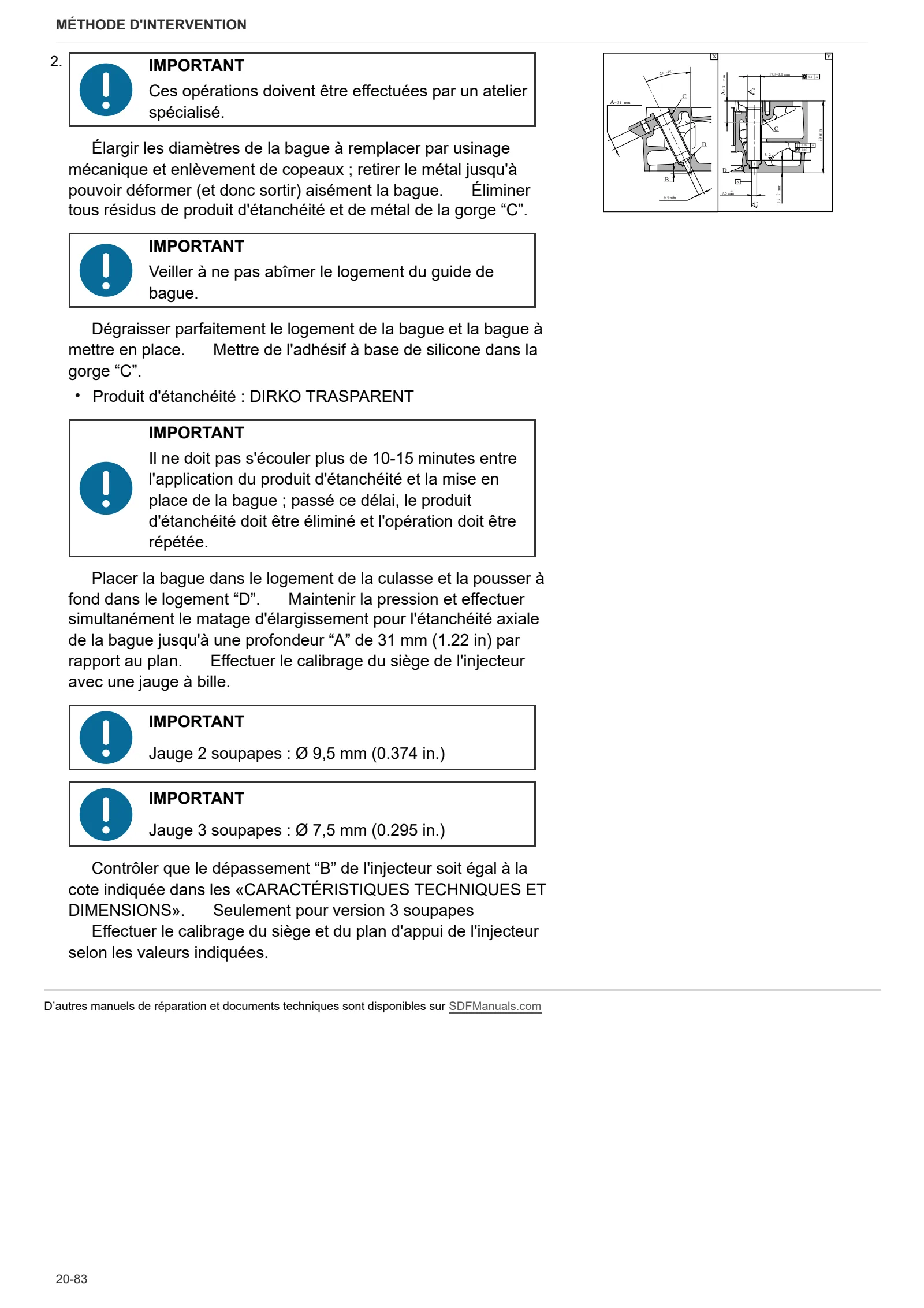 Manuel d'atelier: 1000.6 W Stage 1 – sample manual page 4