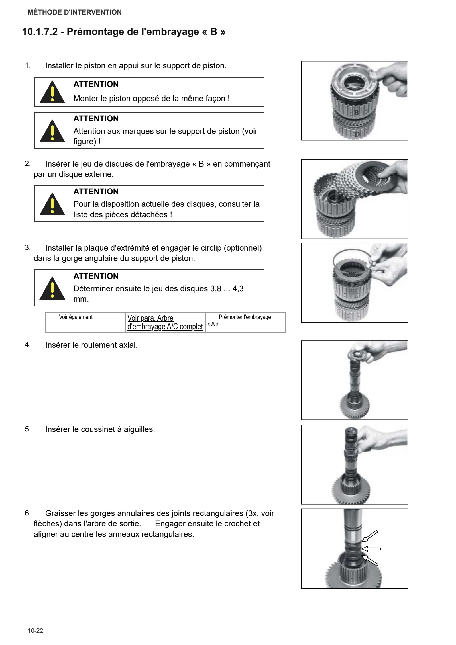 Manuel d'atelier: ZF T-7200 PS – sample manual page 1
