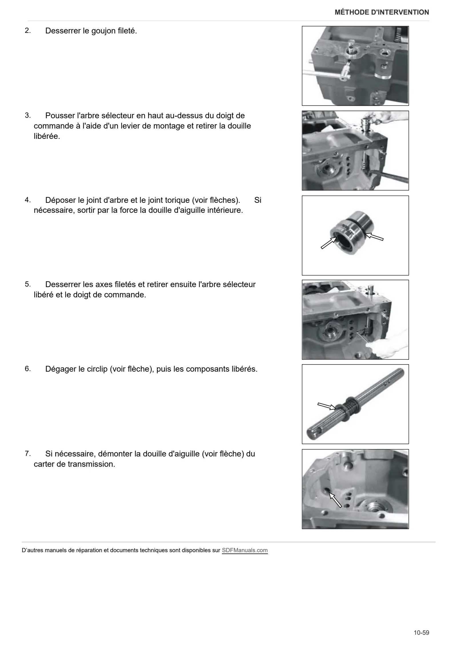 Manuel d'atelier: ZF T-7200 PS – sample manual page 2