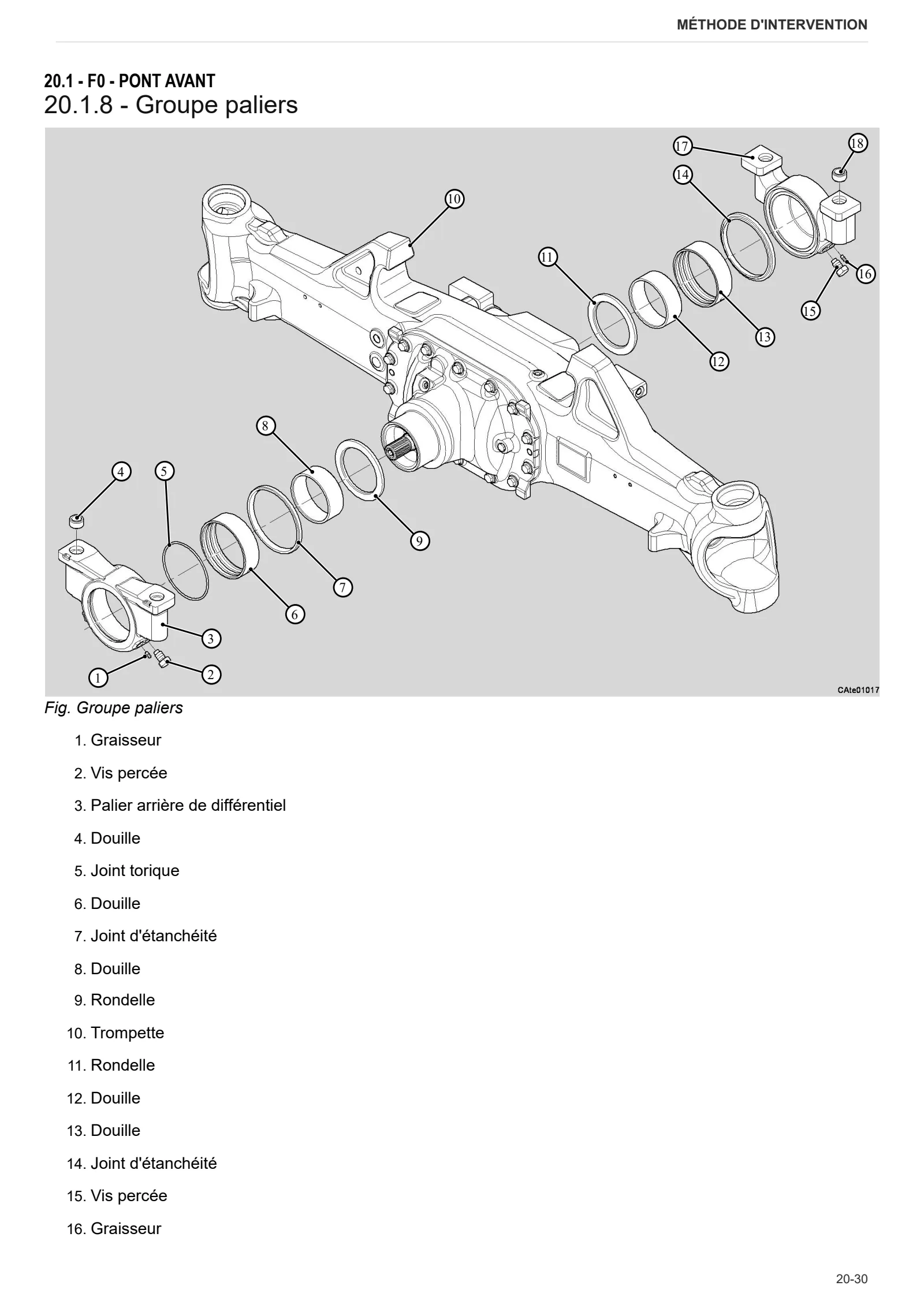 Manuel d'atelier: CARRARO 20.45 – sample manual page 3