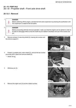 Workshop Manual: CARRARO 20.49 – sample manual page 3