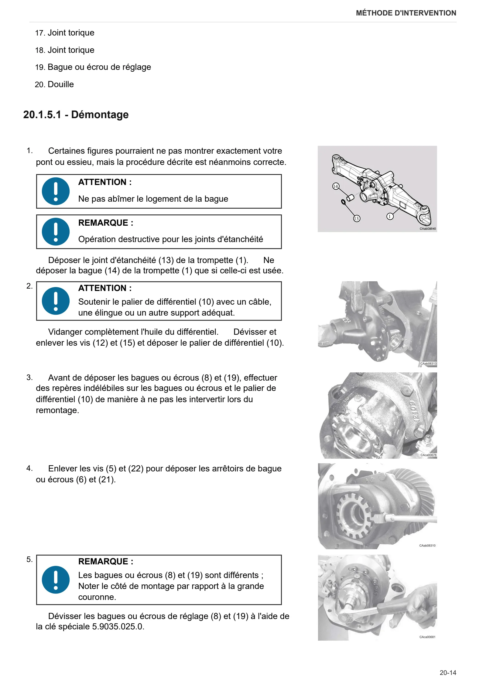 Manuel d'atelier: CARRARO 20.19 – sample manual page 2