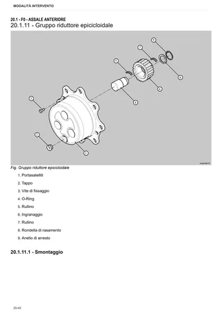 Manuale d'officina: CARRARO 20.19 – sample manual page 4