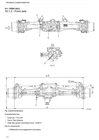 Workshop Manual: CARRARO 20.22 – sample manual page 1