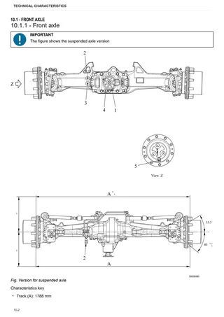 Workshop Manual: CARRARO 20.32 – sample manual page 1