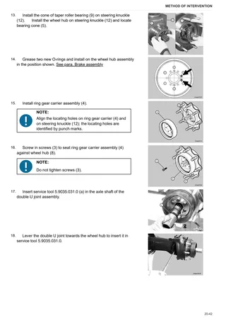 Workshop Manual: CARRARO 20.32 – sample manual page 4