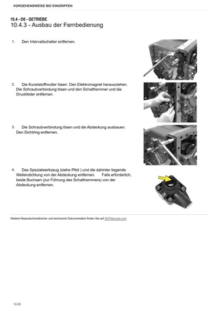 Werkstatthandbuch: ZF T-7140 PVS – sample manual page 1