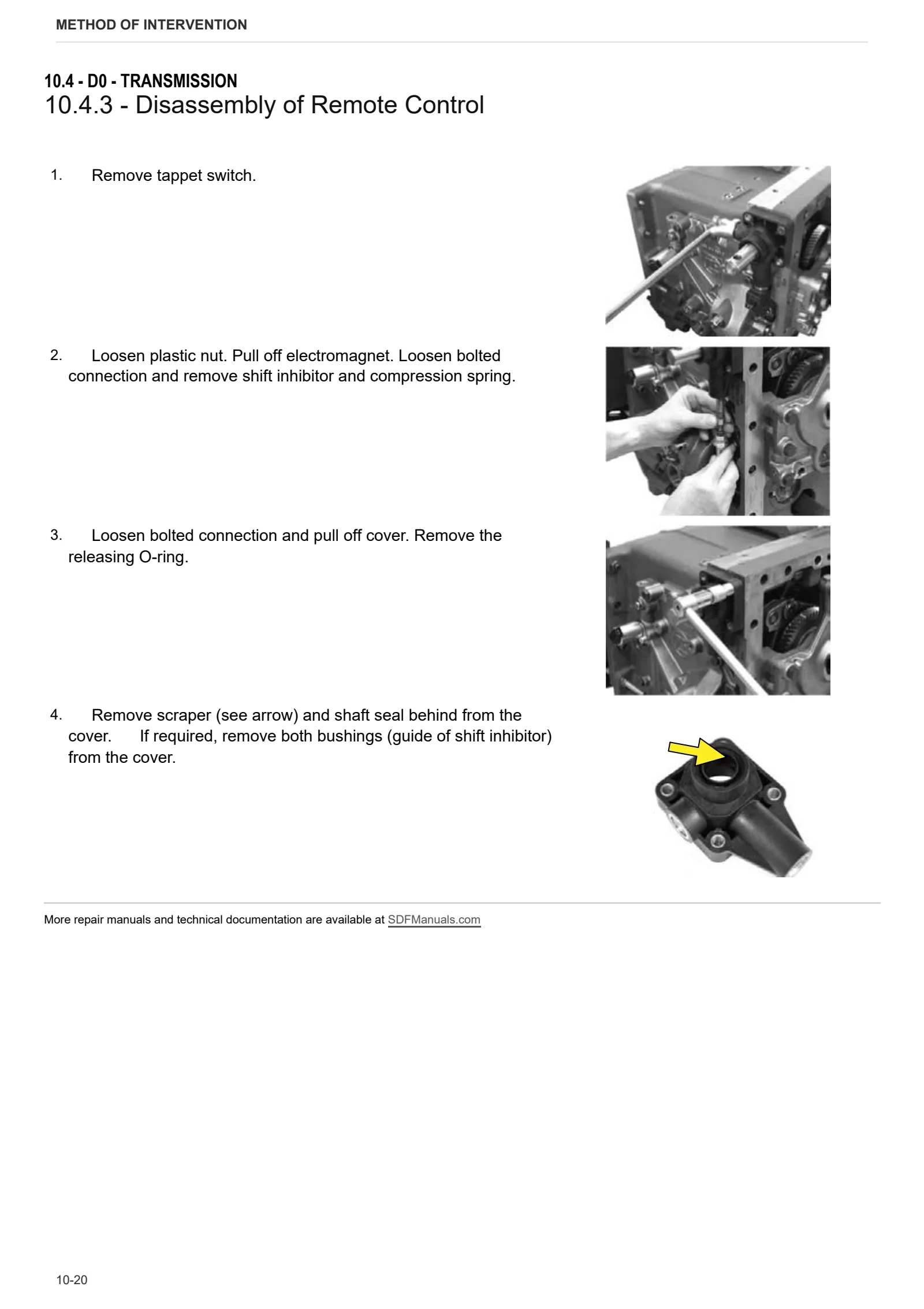 Workshop Manual: ZF T-7140 PVS – sample manual page 1