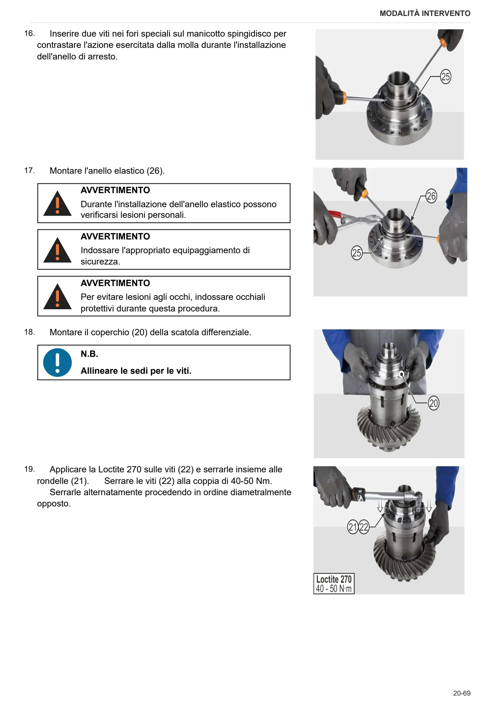 Manuale d'officina: DANA 770/635 – sample manual page 4