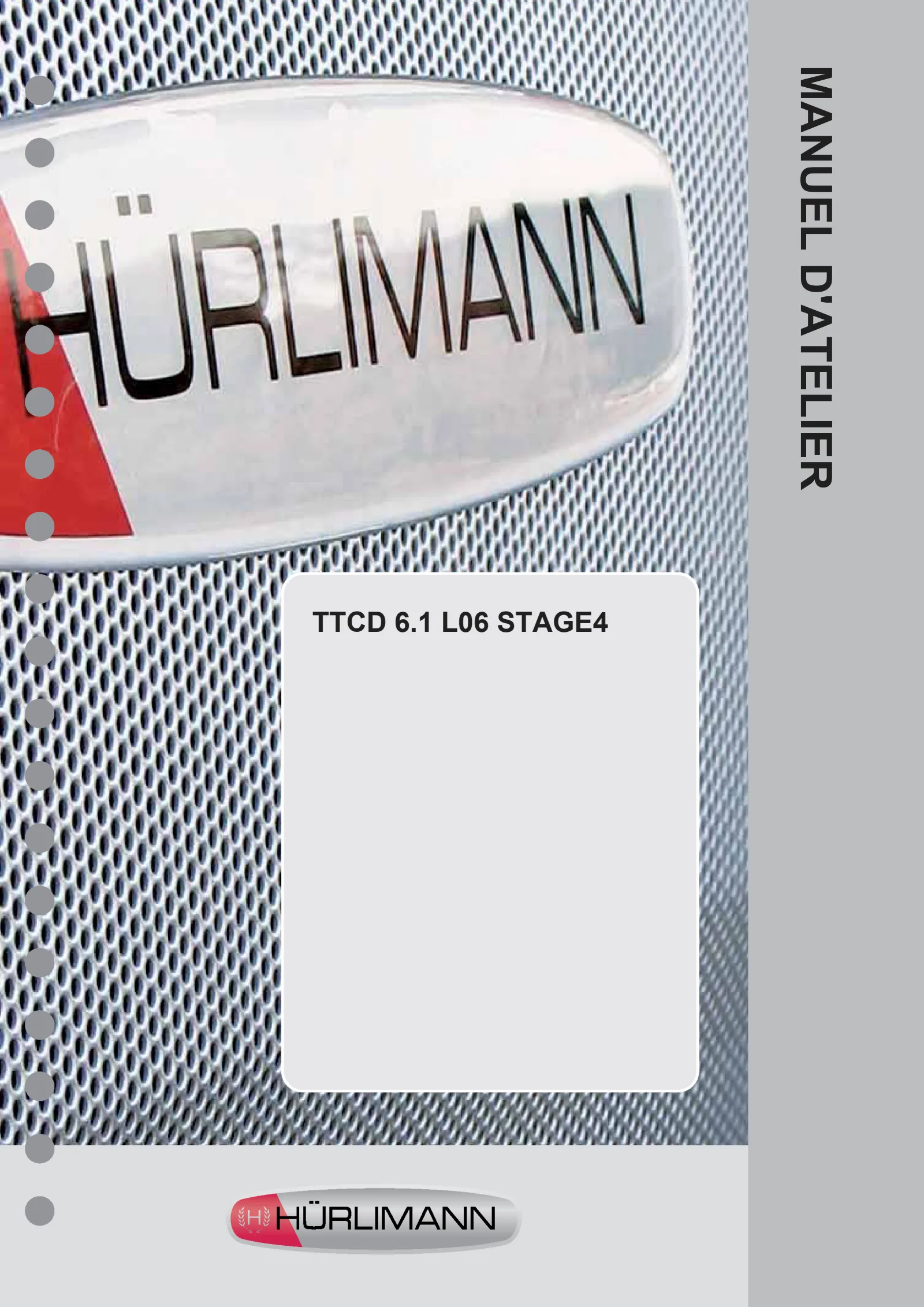 Manuel d'atelier: TTCD 6.1 L06 Stage4