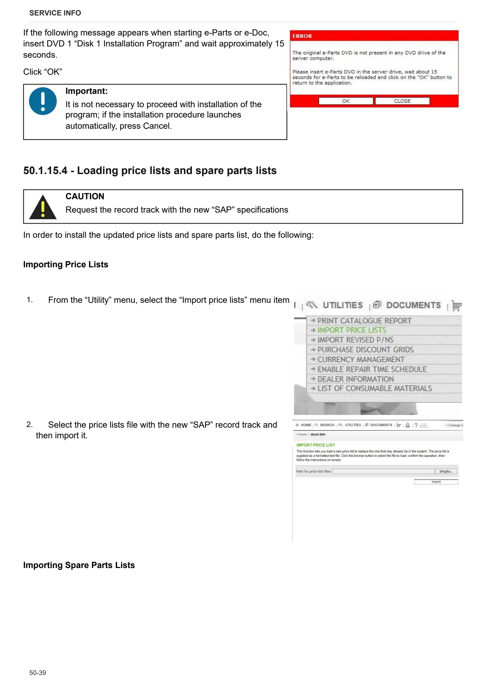 Workshop Manual: JOKER 80.4 E → H10S714WX1E40001 – sample manual page 4