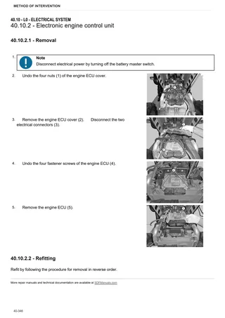 Workshop Manual: XA 80 TRADITION → ZKDBA90200TH30001 – sample manual page 2
